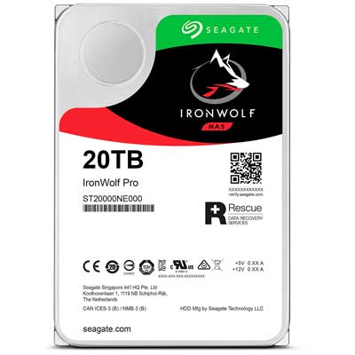 ST20000NT001 Seagate - HD Interno SATA 20TB 7200 rpm IronWolf Pro