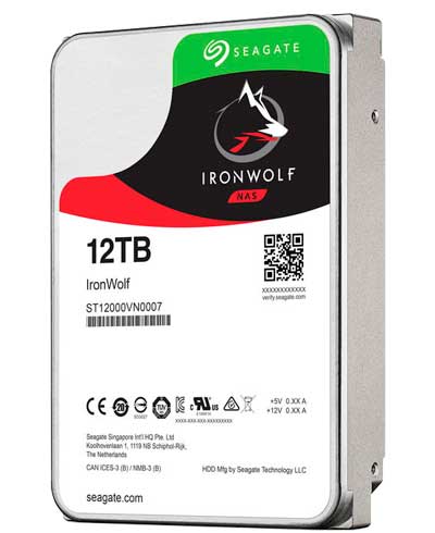 ST12000VN0007 Seagate - HD SATA 12TB 7200 rpm IronWolf