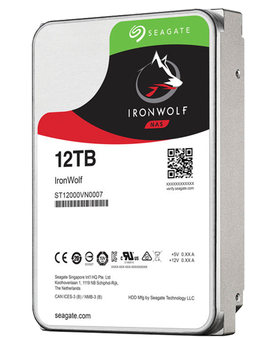 HD SATA 12TB 6Gb/s Seagate IronWolf 7200RPM ST12000VN0007