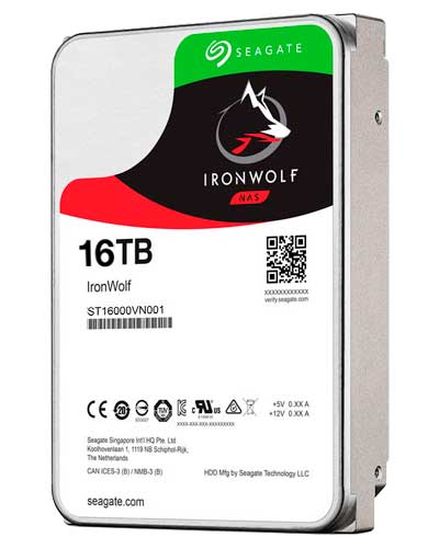 ST16000VN001 Seagate - HD SATA 16TB 7200 rpm IronWolf