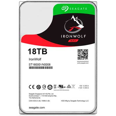 ST18000VN000 Seagate - HD 18TB 7200 rpm IronWolf SATA