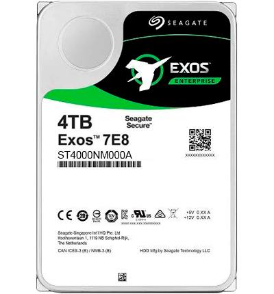 ST4000NM000A Seagate - Hard Disk Exos 7E8 4TB 7200 rpm Enterprise SATA