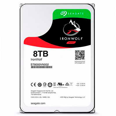 ST8000VN002 Seagate - HD SATA 8TB 5400 rpm IronWolf