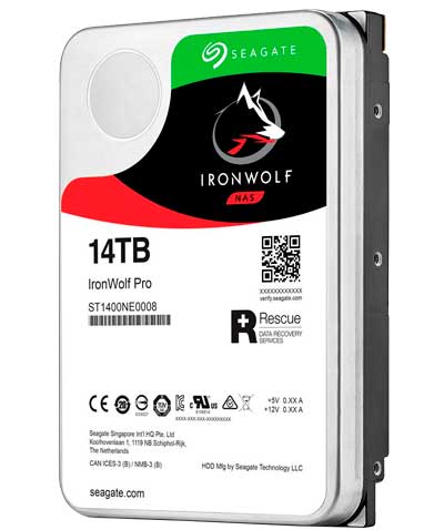 ST14000NE0008 Seagate - HD Interno SATA 14TB 7200 rpm IronWolf Pro