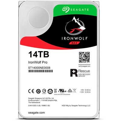 ST14000NE0008 Seagate - HD Interno SATA 14TB 7200 rpm IronWolf Pro