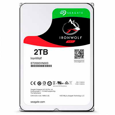 ST2000VN003 IronWolf Seagate - HD SATA 2TB 5400 rpm SATA