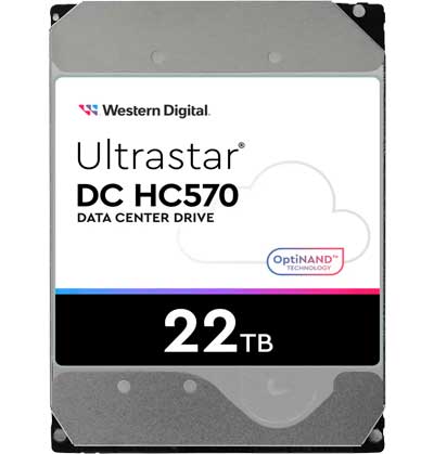 WUH722222ALE6L4 WD - HD Ultrastar DC HC570 22TB SATA