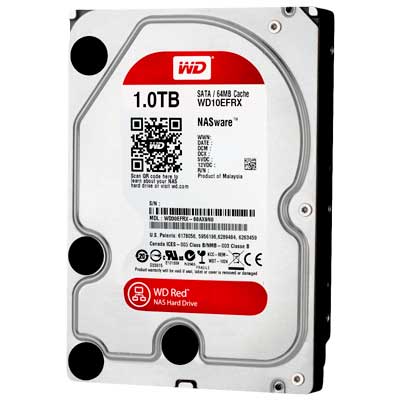 WD10EFRX WD - Hard Disk interno 1TB Red 5.400 RPM SATA III