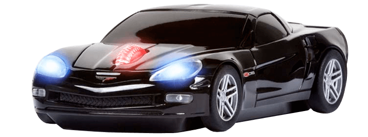 MOUSE WIRELESS CORVETTE PRETO - ROAD MICE