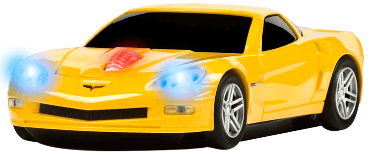 MOUSE WIRELESS CORVETTE AMARELA - ROAD MICE