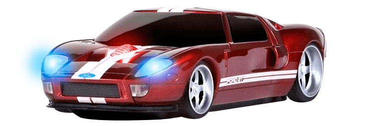 MOUSE WIRELESS FORD GT VERMELHO - ROAD MICE