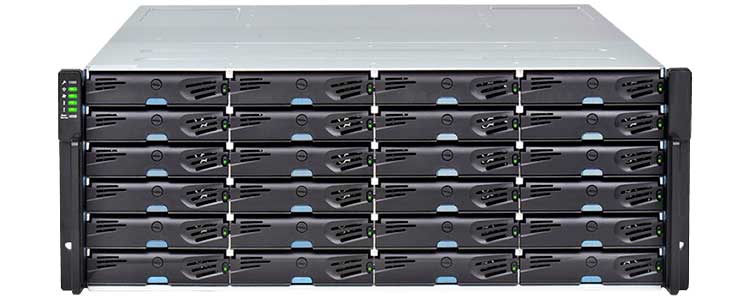 Infortrend ESDS 1024G - Storage SAN Gen2 iSCSI/FC/SAS 24 baias