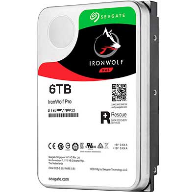 ST6000VN0033 Seagate - HD SATA 6TB 7200 rpm IronWolf