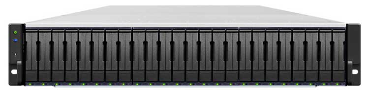 KSi 5024U Infortrend - Enterprise Cloud Storage 24 Bay p/ HDD SATA/NVMe