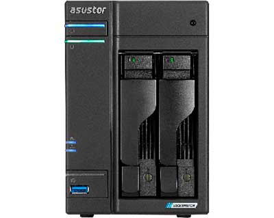 Lockerstor 2 AS6702T Asustor - Storage NAS 2 Bay p/ HDD SATA