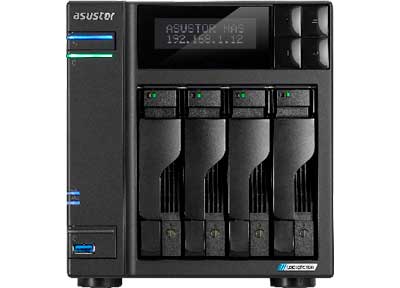 Lockerstor 4 AS6704T Asustor - Storage NAS 4 Bay p/ HDD SATA