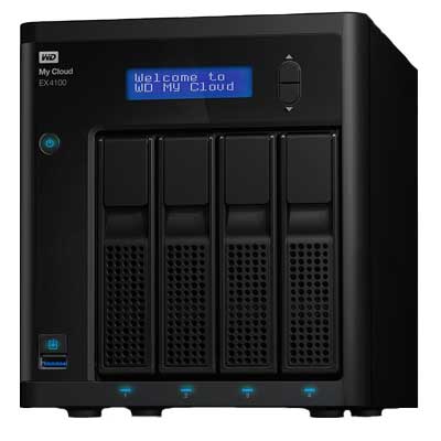 Storage NAS WD My Cloud Expert Series EX4100 24TB - WDBWZE0240KBK-NESN 