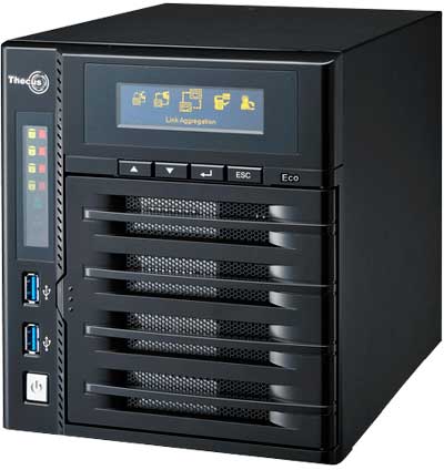 Thecus N4800Eco - Storage NAS 4 baias torre até 40TB
