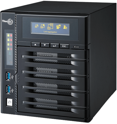 Thecus N4800Eco - Storage NAS 4 baias torre até 40TB