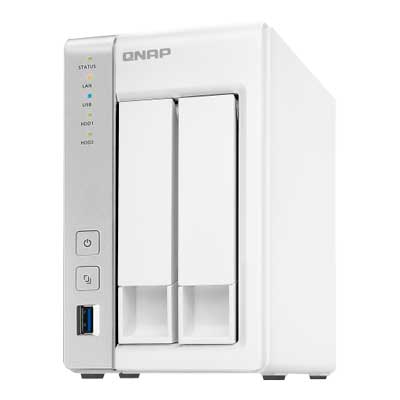 TS-231P2 Qnap - Storage NAS 2 baias hot-swappable SATA até 24TB