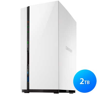 TS-228 Qnap - 2 bay NAS 2TB e Servidor DLNA