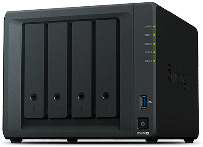 Synology DS918+ Storage NAS 4 bay Diskstation até 40TB