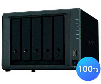 DS1520+ 100TB Synology Diskstation - Storage NAS 5 Baias SATA