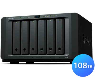 DS1621+ 108TB Synology DiskStation - NAS 6 Bay p/ hard disks SATA