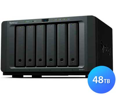 DS1621+ 48TB Synology DiskStation - NAS 6 Bay p/ hard disks SATA