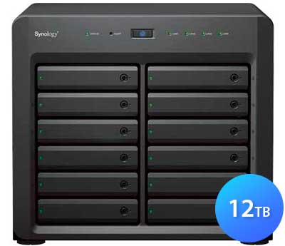 DS2422+ 12TB Synology - NAS Storage 12 Baias SATA/SSD Externo