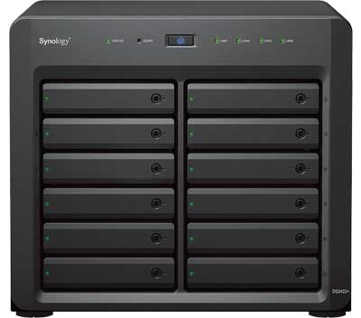 DS2422+ Synology - Storage NAS 12 Baias Externo p/ HDD SATA/SSD