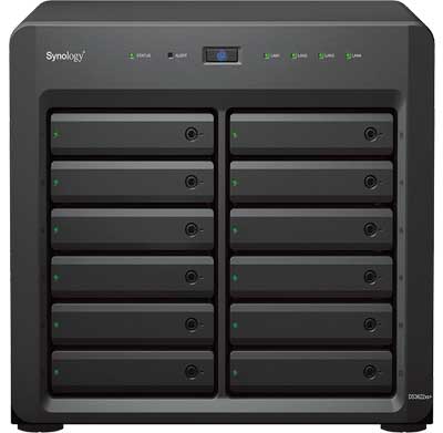 DS3622xs+ Synology - Storage NAS 12 Baias p/ HDD SATA/SSD