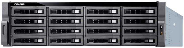 TVS-1672XU-RP Qnap - Storage NAS 3U 16 baias Rackmount SATA