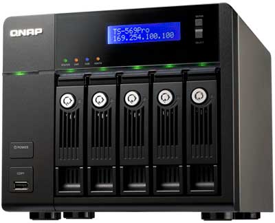 TS-569 PRO - Storage NAS 5 baias SATA Qnap