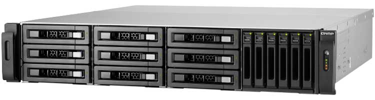 TVS-EC1580MU-SAS-RP R2 Qnap - Network Attached Storage p/ hard disks SAS