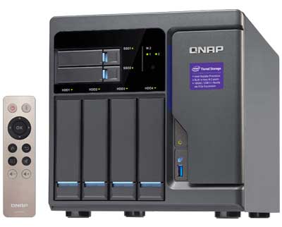 TVS-682 Qnap - Storage NAS 6 baias até 40TB com cache e Tiering SSD