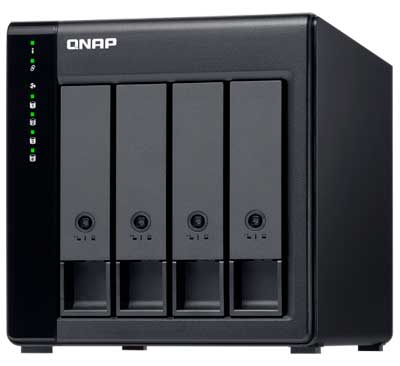 TL-D400S Qnap - Gabinete de expansão JBOD 4 baias hot-swappable SATA