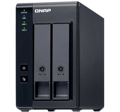 Qnap TR-002 - Gabinete JBOD de Expansão RAID com 2 Baias SATA USB-C