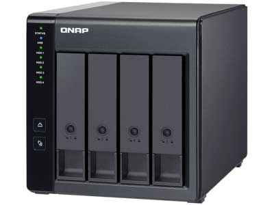 TR-004 Qnap - Expansão JBOD 4 baias até 72TB SATA com Arranjos RAID