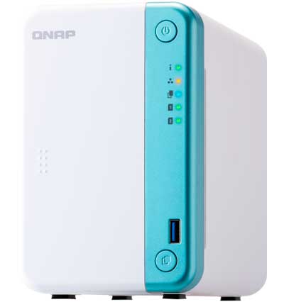 TS-251D Qnap - NAS Multimídia 2 Baias para HDD/SSD SATA até 32TB