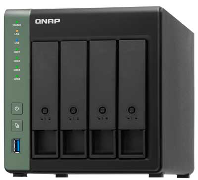 TS-431X3 Qnap - NAS Storage 4 Baias p/ HDs ou SSD SATA Hot Swappable