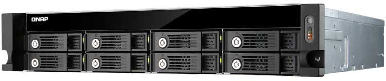 Qnap TS-853U - Storage NAS rackmount 8 Baias hot-swappable