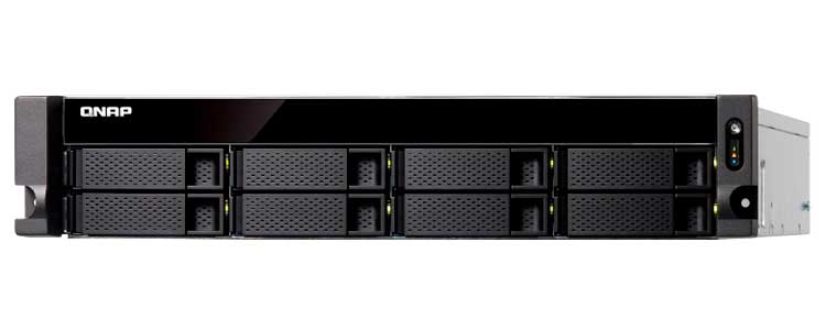 TS-883XU Qnap - Storage NAS 8 baias até 144TB p/ HDD ou SSD SATA