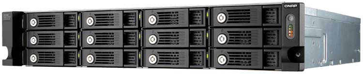 UX-1200U-RP Qnap, Unidade de Expansão 12 baias hot-swappable Rackmount