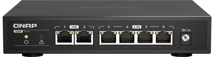 QSW-2104-2T Qnap - Switch com 6 Portas