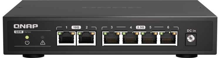 QSW-2104-2T Qnap - Switch com 6 Portas