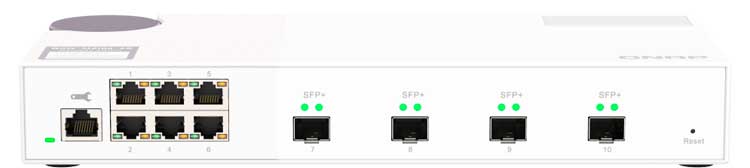 QSW-M2106-4S Qnap - Switch Gerenciável de 10x portas SFP+/GbE