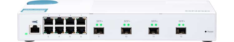 QSW-M408S Qnap - Switch Gerenciável de 12x portas SFP+ RJ45