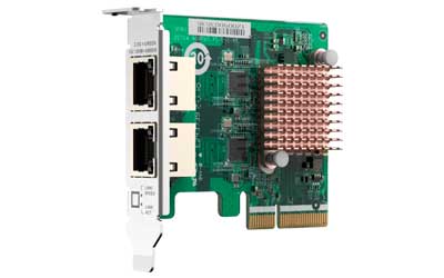QXG-2G2T-I225 Qnap - Placa de rede com duas portas ethernet 2,5GbE