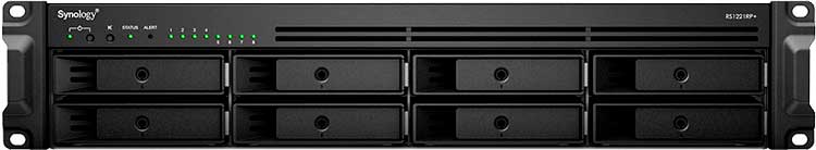 Synology RS1221RP+ RackStation - Storage NAS 8 Baias rackmount 2U SATA